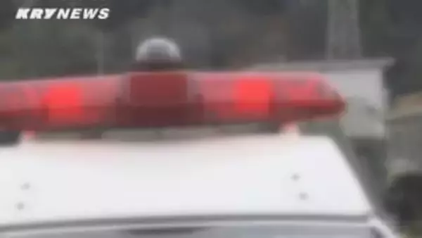 光市三井の県道徳山光線が通行止め～車両と歩行者の事故