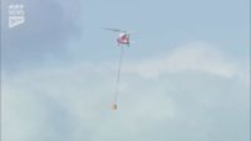 消防防災ヘリ出動も…周南市仙島の山林火災　散発的に煙が…鎮火に至らず