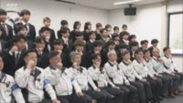 『描いた未来への思いを胸に』マツダ防府工場で配属式 6月から現場へ