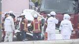 「【続報】大型トラックに挟まれた軽自動車の男性(63)が死亡　岡山市の国道2号で車4台が絡む事故」の画像1