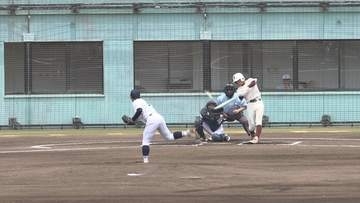 津山が終盤に津山高専を突き放し2回戦へ【夏の高校野球 岡山大会】13日