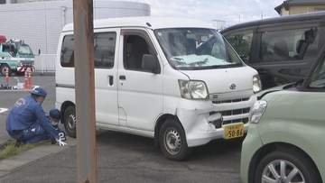 【続報】軽自動車が自動車販売店の展示車両に衝突　運転していた男性が死亡　死因は病気　岡山・倉敷市