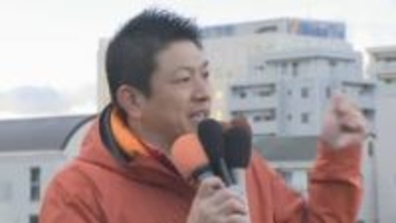 【衆院選2026】参政党・神谷宗幣代表が岡山市で政策訴え「消費税を段階的に廃止していくべき」