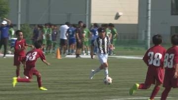 倉敷市で小学生のサッカー大会　作陽学園高校の選手たちによるサッカー教室も　岡山