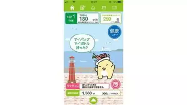 香川県の健康アプリ「マイチャレかがわ！」に脱炭素を習慣化する新機能が追加