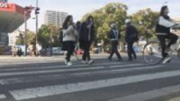 高松市中心部の交差点で「歩車分離式信号」の社会実験始まる　安全性・回遊性はどう変わる？