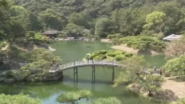 お正月は国の特別名勝「栗林公園」で　入園料無料や甘酒のふるまいなど　高松市