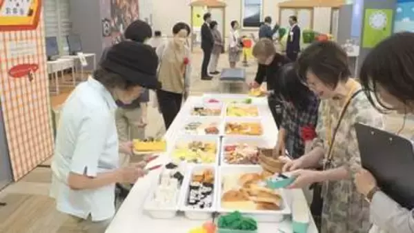 食と命のつながりを学ぼう　岡山市で体験型の展示　栄養バランスをチェックできるコーナーも