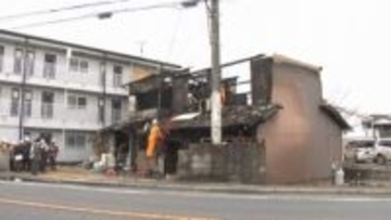 倉敷市で住宅2軒が全焼　1人死亡　1人病院に搬送　岡山