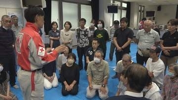 身近なもので応急手当　防災ボランティア基礎研修会　高松市