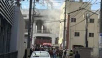 【速報】JR岡山駅近く　岡山市中心部のビルで火災　けが人なし