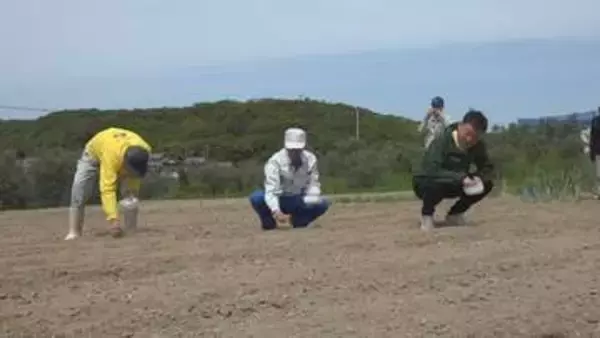 ごま栽培で地域活性化へ　土庄町長らが種まき　栽培面積は初年の約2倍に　香川・小豆島