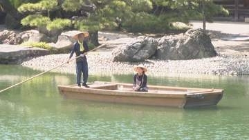 栗林公園の和船を自分で舵取り　6月22日～26日に船頭体験を開催　高松市