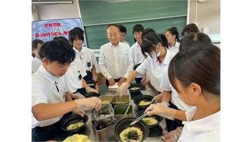 地場産業の魅力を知って　5年目の体験型授業「企業学び楽舎講座」　倉敷市の中学・高校で開催