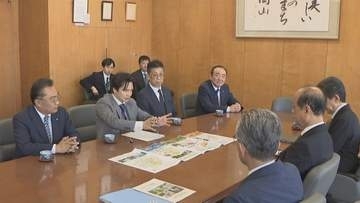 岡山空港と津山市を結ぶ「空港津山道路」　早期実現に向け国に要望へ　沿線自治体が方針を確認