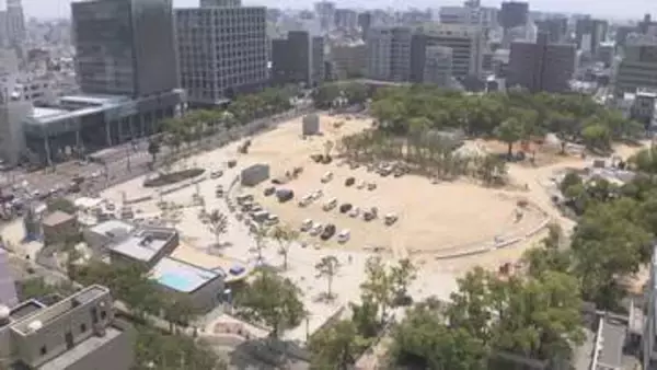 再整備中の高松市中央公園　北側エリアを10月31日先行オープン　カフェなど設置　市長「快適さ味わって」