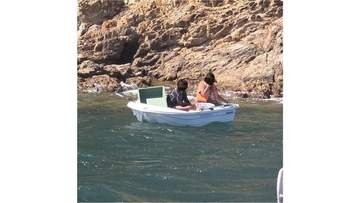 手漕ぎボートが強風で動けず　巡視艇が救助　けが人なし・笠岡市の北木島南方沖
