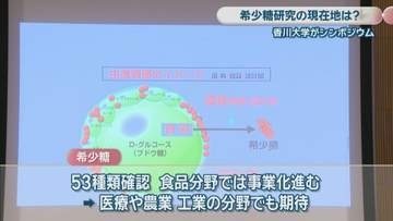 希少糖研究の現在地は？香川大学がシンポジウム　「糖尿病食よりも食後の血糖上昇抑える」など新しい研究成果も発表