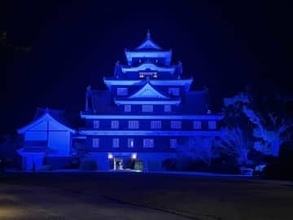 3月は大腸がん啓発月間 　3月20日に岡山城を「ブルー」にライトアップ