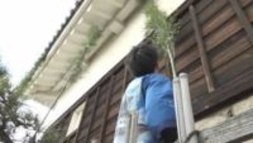 2025年もあと20日　丸亀城で「すす払い」　一足早く正月事始め　香川