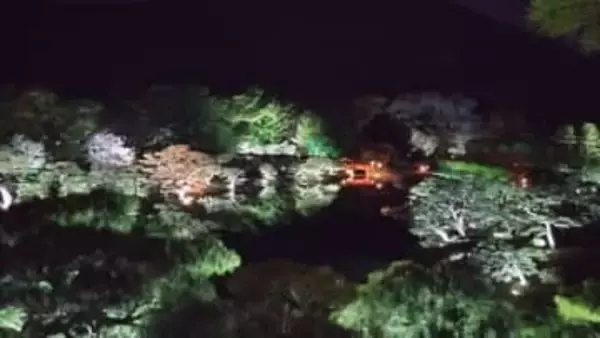 栗林公園春のライトアップ　3月1日から「和船の北湖　特別周遊」予約開始　香川