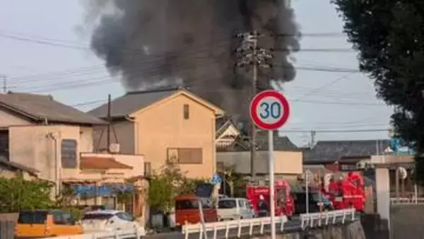岡山市東区北幸田で建物火災　けが人の情報なし