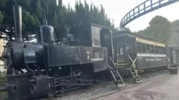 池田動物園に展示中の機関車　経年劣化で客車と貨車を撤去へ　現在の姿は1月20日が最後　岡山