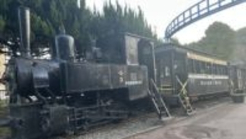 池田動物園に展示中の機関車　経年劣化で客車と貨車を撤去へ　現在の姿は1月20日が最後　岡山