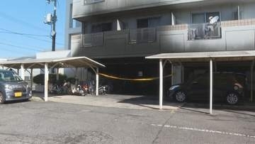 マンションの駐車場で火事　オートバイ1台と自転車9台など焼ける　入居者の女性2人を病院に搬送　岡山・倉敷市