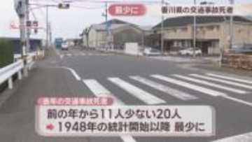 香川県の2025年の交通事故死者数が過去最少の20人　特に自転車の事故が減少