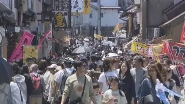 人気うどん店には長蛇の列…好天のGW終盤、観光地は多くの人でにぎわう　香川
