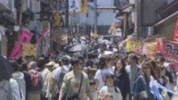 人気うどん店には長蛇の列…好天のGW終盤、観光地は多くの人でにぎわう　香川