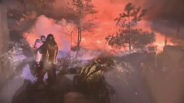 岡山市消防局が山火事への注意を呼び掛け「原因の6割以上がたき火」