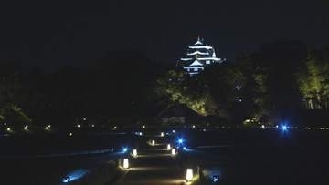 「夏の烏城灯源郷・幻想庭園」1日の平均入場者数が前年を上回る　岡山県