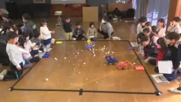 園児がゲームで盛り上がる！岡山大学発の学生ベンチャーがロボット体験教室を企画