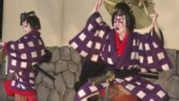 地元小学生が堂々演技　小豆島で「肥土山農村歌舞伎」　香川