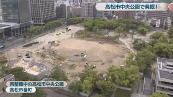 なぜ？工事中の公園でお地蔵様発掘　長い年月を超えやっと地上に…「帰ってきて本当によかった」　香川・高松市中央公園