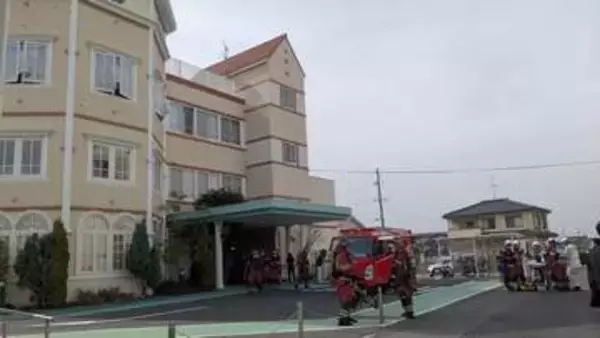 医療機関から白い煙　職員や患者らが避難　けが人なし　岡山・南区