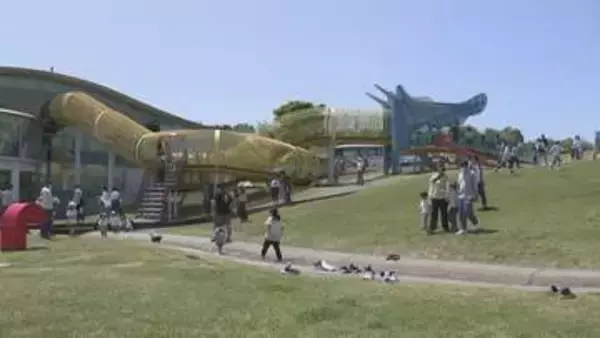 さぬきこどもの国の屋外遊具がリニューアル 家族で遊べるトランポリンなど 香川