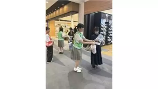 岡山県内の高校生が特殊詐欺防止など呼び掛け