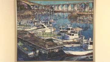 香川県の景色を油絵で表現　油彩画家・六車和紀さんの個展　高松市・歯ART美術館