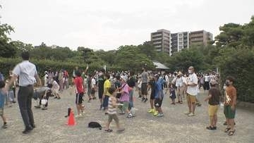 夏休みの朝、栗林公園でラジオ体操をしよう　飛び入り参加可　高松市