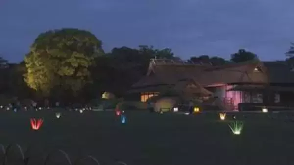 「宵の光紋」に「竹と煌めき」…岡山後楽園 春の幻想庭園開催 4月24日から　岡山市