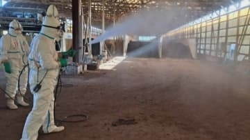 岡山県の防疫措置が完了　鳥インフル発生した養鶏場のふんが美作市の施設に搬入受け