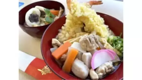 津田の松原SAで香川県を代表する正月料理を販売　白みそ×あん餅×さぬきうどん　香川