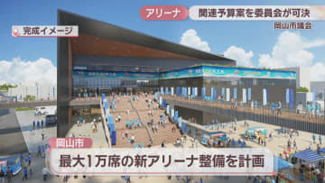岡山市の新アリーナ計画　関連予算案を委員会が原案通り可決