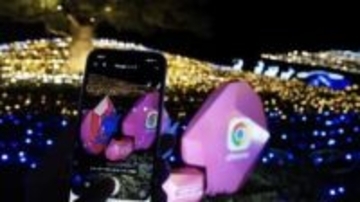 65万球に隠れたポケモンを探せ！ 国営讃岐まんのう公園のイルミイベントで実施　香川