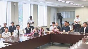 夏のインターハイなどでの活躍を報告　高校生が教育長を表敬訪問　香川