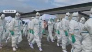 津山市の鳥インフルエンザ　ニワトリの殺処分が完了　岡山県