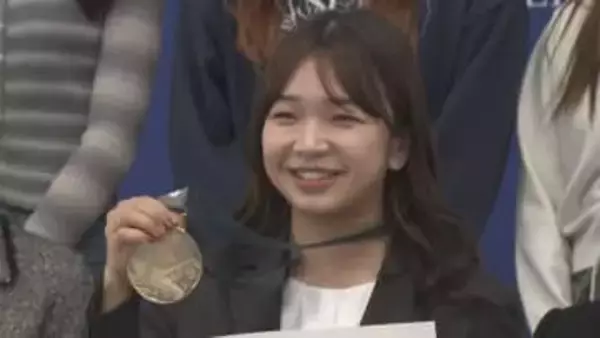 デフリンピック・バド団体で金　片山結愛選手（香川・綾川町出身）を開学以来初「模範学生」として表彰　ノートルダム清心女子大学